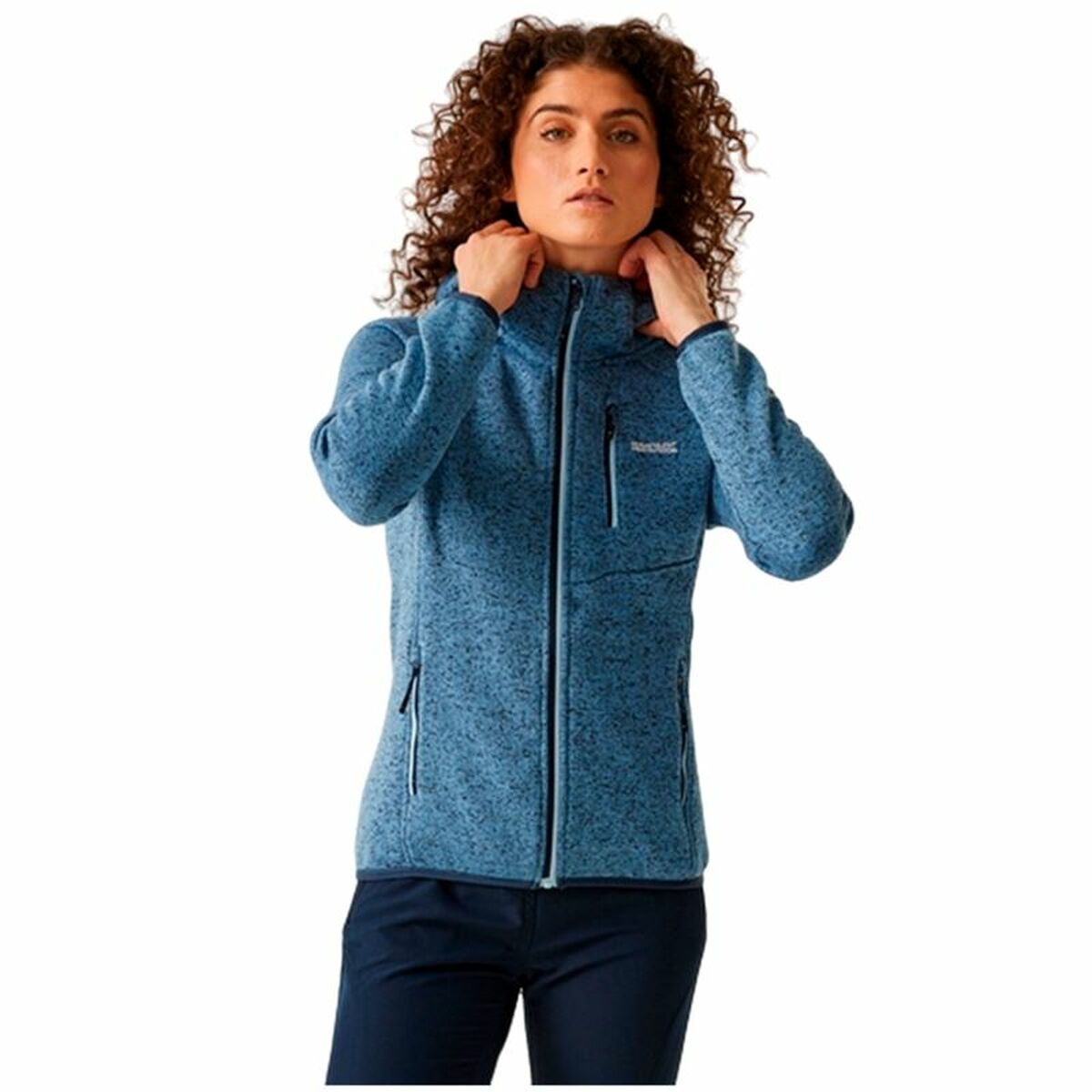 Fleecefor Regatta Wms Hood Newhill Indigo Dame